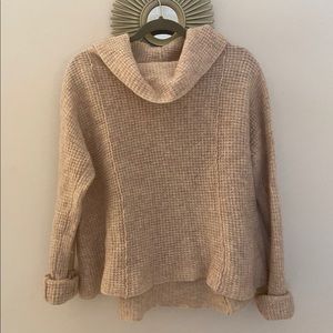 Free People Chunky Cowl Neck Sweater